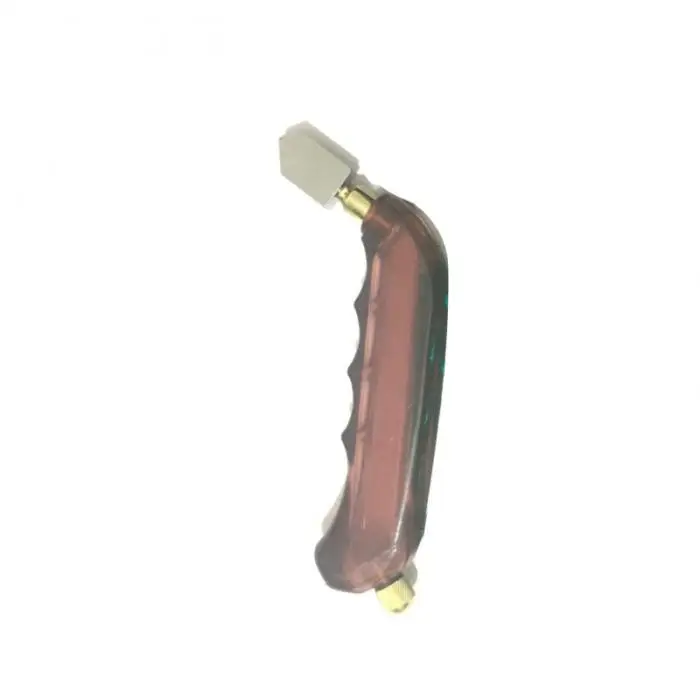 Ручной пластиковый резак для стекла с ручкой Противоскользящий ролик стеклорез DC156