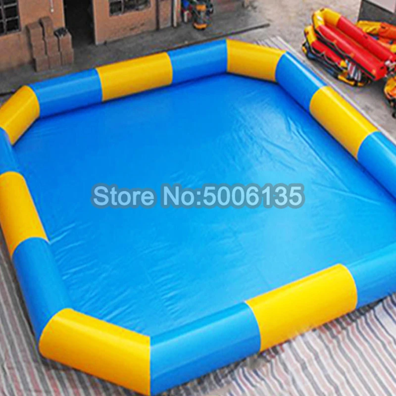 5x5m 0.9mm pvc tarpaulin outdoor rubber family adult plastic inflatable swimming pool,folding above ground swimming pool