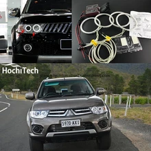 HochiTech Excellent CCFL Angel Eyes Kit Ultra bright headlight illumination for Mitsubishi Challenger Montero Sport 2008-2016