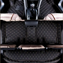 Лучшее качество! Специальные автомобильные коврики для hyundai Santa fe 7 мест прочные коврики для автомобиля Santafe