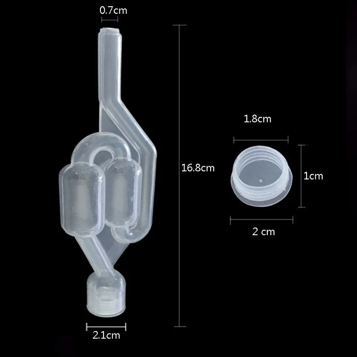 Buy BEER HOME BREW AIRLOCK DOUBLE BUBBLE TWIN AIR LOCK