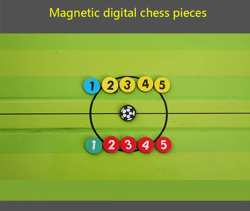 Магнитная тактическая доска на молнии для футбола, тактическая доска для футбола, игры в футзальный мяч, портативная футбольная тренерская тренировочная доска для футбола