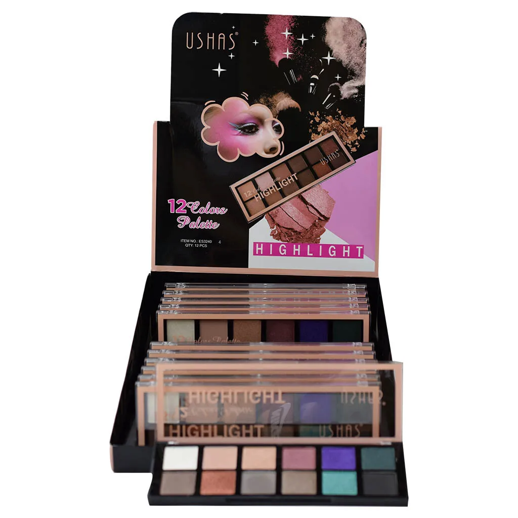 

43 Color Nude Shining Eyeshadow Palette Waterproof Smoky Eye Shadow Pallete Matt Powder Cosmetics Lidschatten F5.8