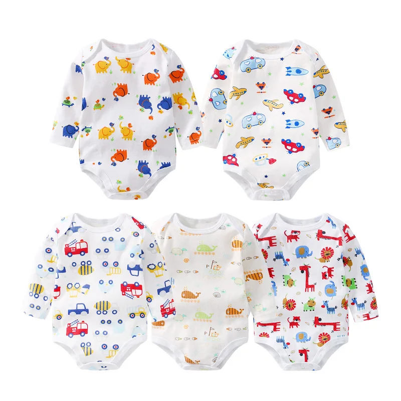 

(Set Of 5) 0-24M Baby Bodysuits Uniesx Top Quality Baby Jumpsuit Cotton Summer Children Clothing Roupa De Beb 2018 Baby Clothes