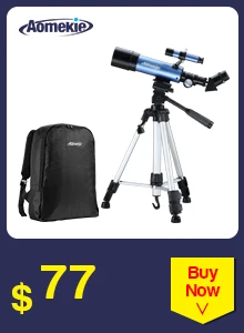 AOMEKIE 25-75X70 Зрительная труба Zoom со штативом и универсальным держателем смартфона HD для наблюдения за птицами охотничий монокулярный телескоп