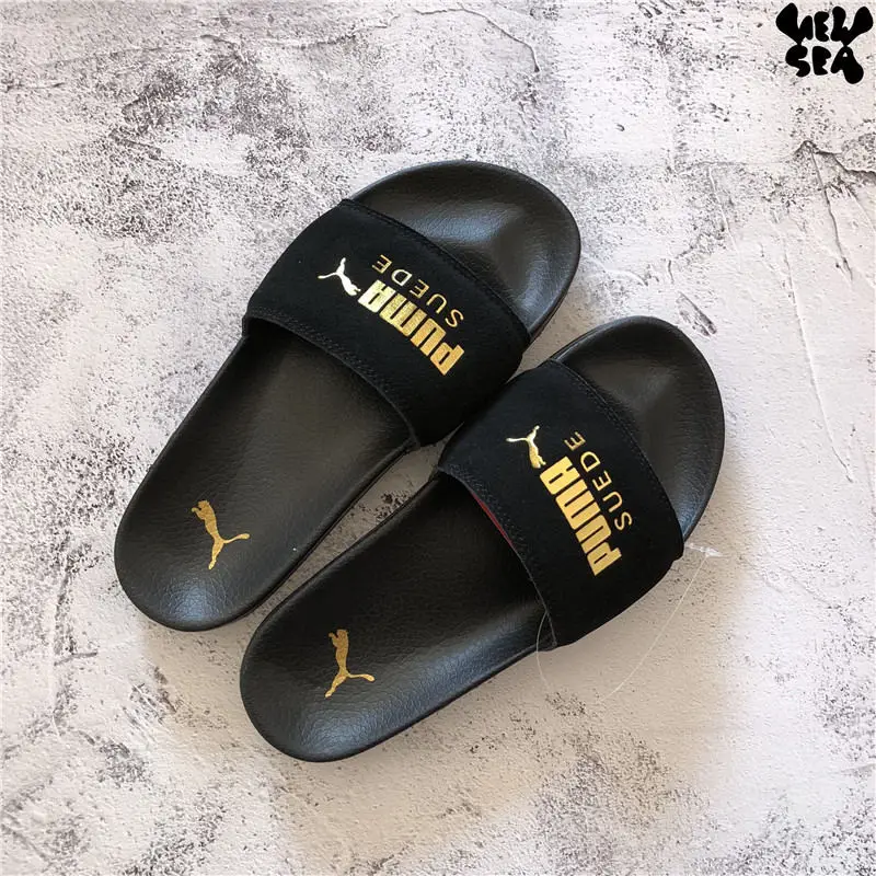 puma suede slides mens