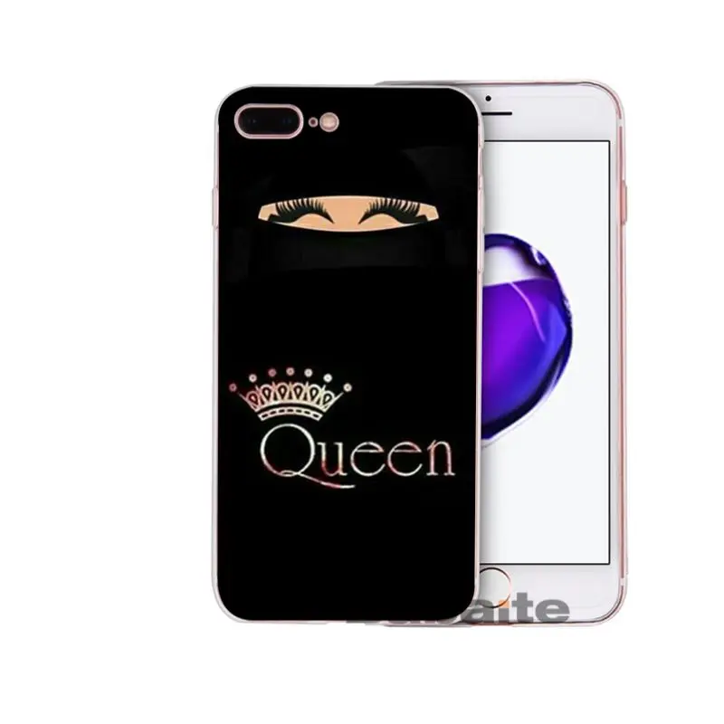 Woman In Hijab Face Crown