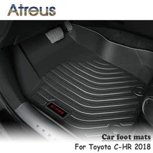 Atreus 1 комплект TPE автомобильный коврик для ног для Toyota C-HR chr автомобильный-Стайлинг багажника аксессуары Противоскользящий водонепроницаемый ковер