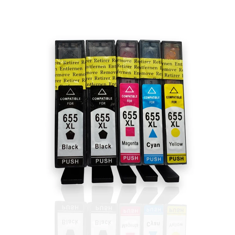 Hisaint 2BK + 1C 1M 1Y для hp 655 чернильный картридж Deskjet чернила ПРЕИМУЩЕСТВО