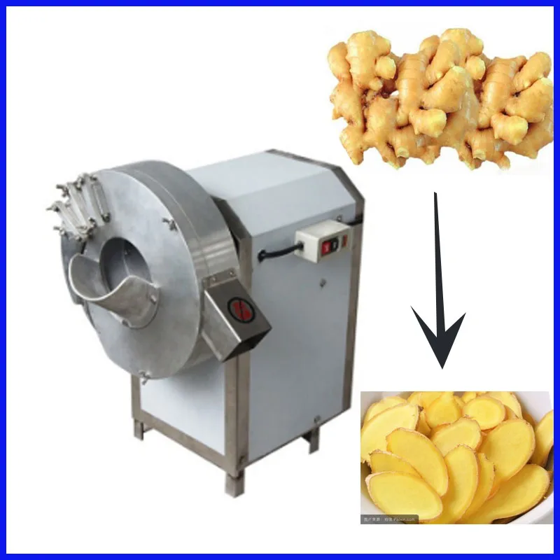 Fruits and vegetable processing equipment ginger slicing cutting machine ginger slicer machine