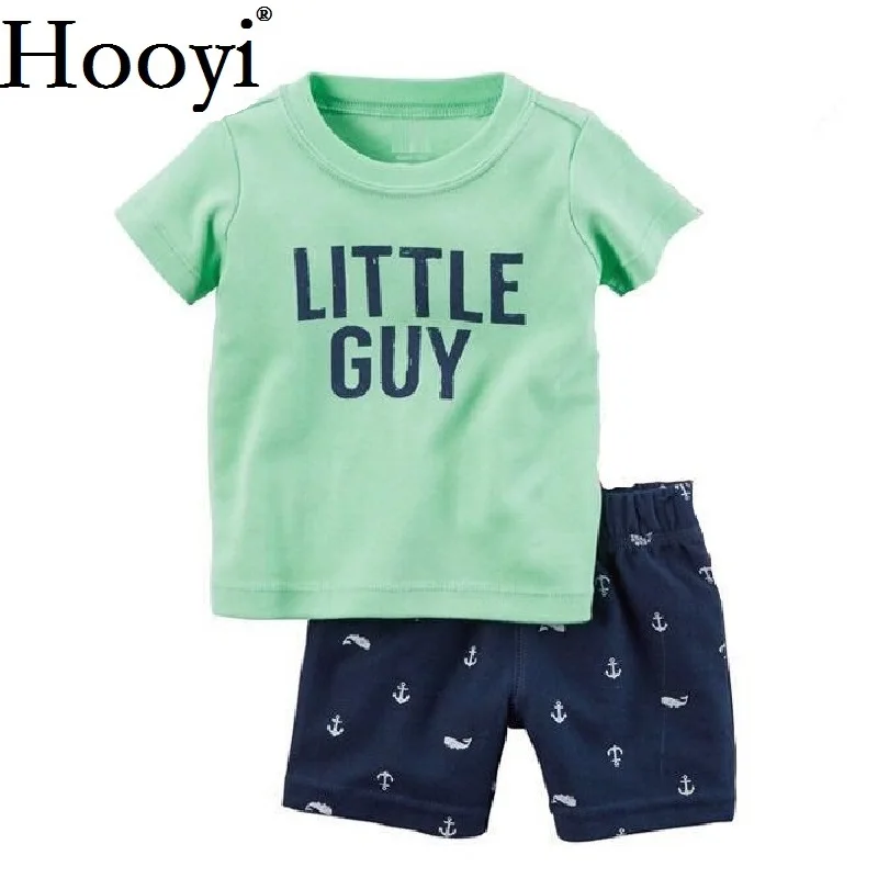Little Boys Shorts Set Toddler Boys 100/% Cotton Summer Short Sleeve T-Shirts and Shorts Clothing Sets 2PCS