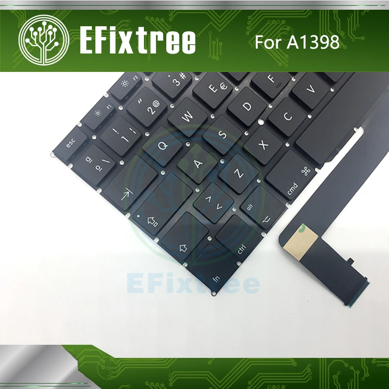 Новая испанская клавиатура A1398 для Macbook Pro Retina 15 дюймов большая Enter 2012 2015 года EMC 2512