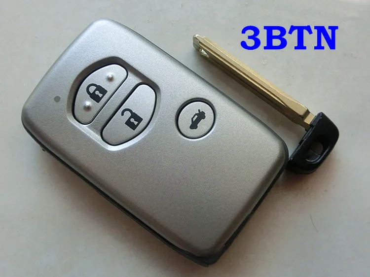 Новый запасной чехол без ключа умный дистанционный для ключей Fob 2BTN TOYOTA Camry Crown high
