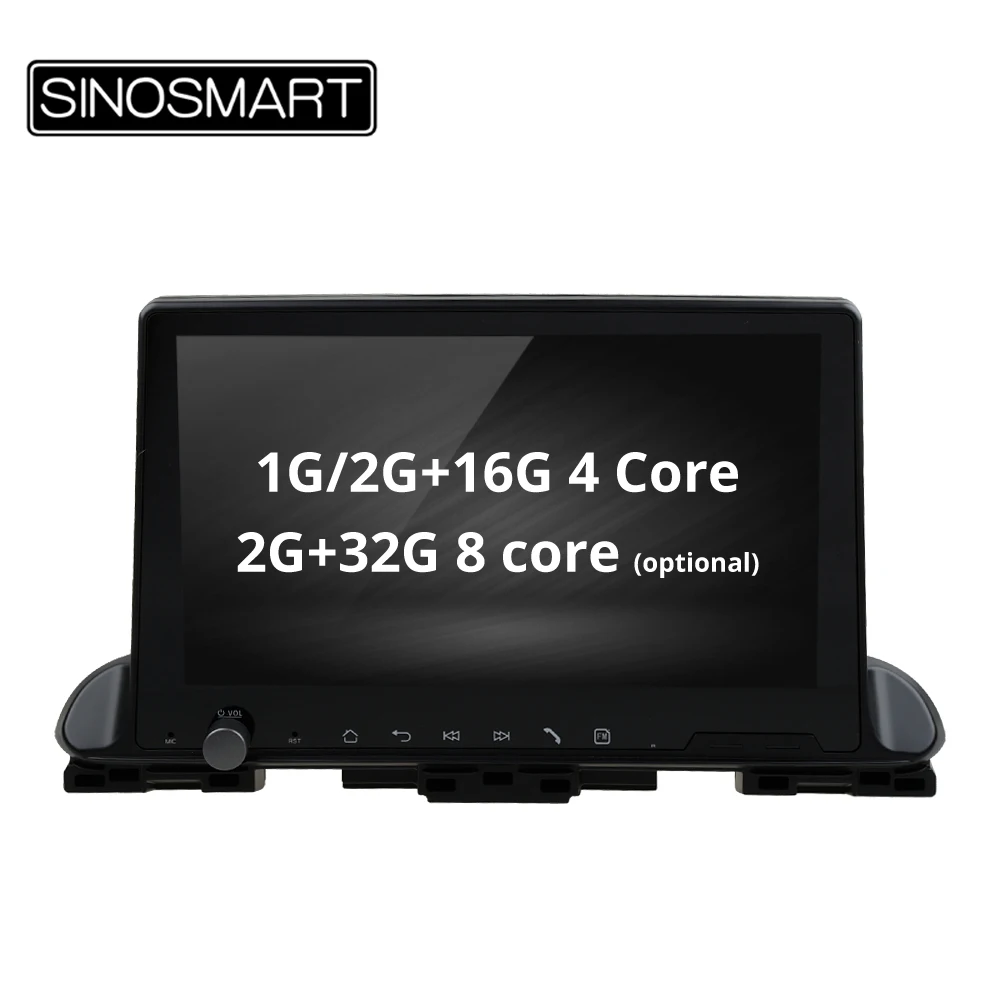 

SINOSMART 4 Core/8 Core CPU, 2G RAM Android 8.1 Car Radio GPS Navigation Player for Kia Cerato 2018 NO Canbus