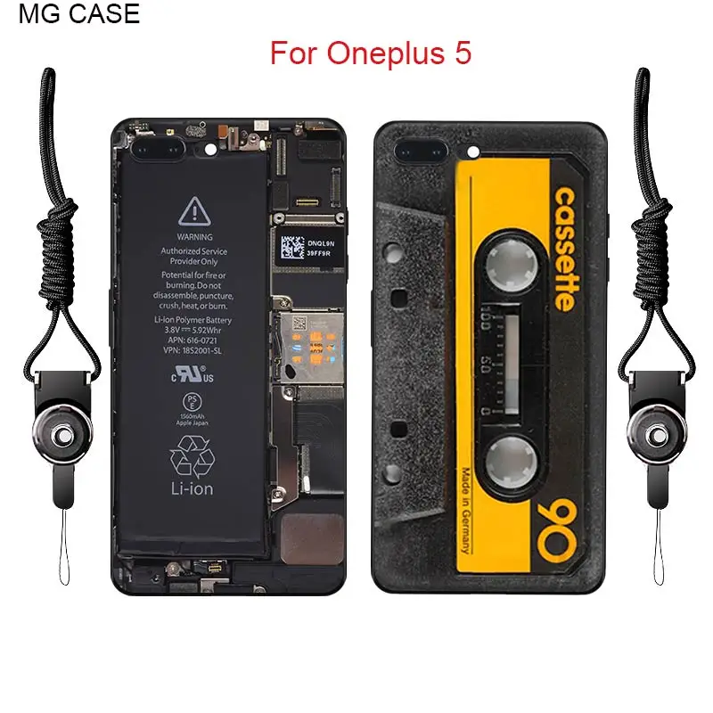 Retro Tape Radio Teardown Parts Phone Cases For Oneplus 5 6 A5000