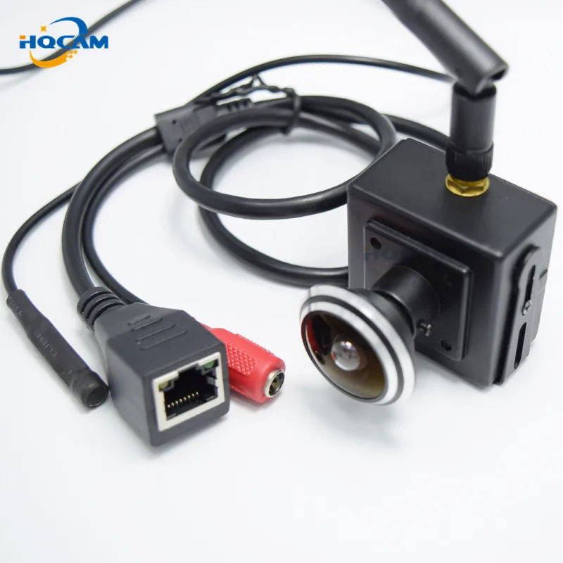 720P Wide Angle 1.78mm Fisheye Lens Audio wifi ip camera 1.0 Megapixel Wireless camera Indoor Smallest Wifi Network Door Camera