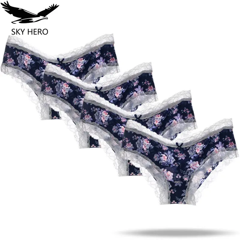 

Lace Panties Underwear Women Sexy Female Underwear Briefs Culotte Femme Cotton Ropa Interior Mujer Calzones Algodon Woman Panty
