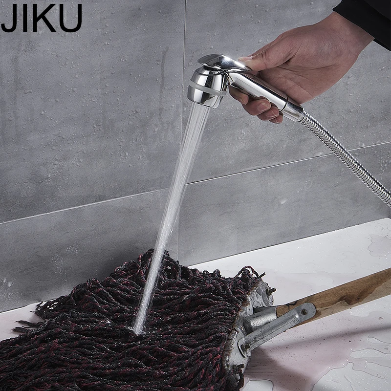 

JIKU Portable Bidet Faucets Handheld Spray Pet Shower Sprayer Head Shower ABS Toilet Bathroom Bath For Wash Bathroom Toilets