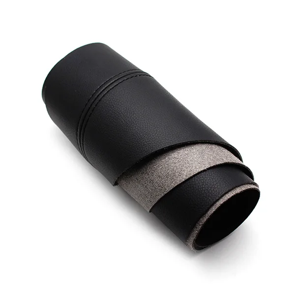 Only RHD Car Microfiber Leather Door Handle Armrest Panel Cover For VW Jetta MK5 Golf 5 2005 2006 2007 2008 2009 2010 Black-Black Thread