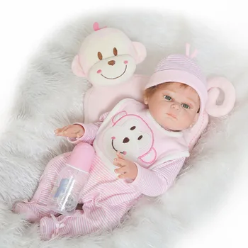 

Bebes reborn girl NPK dolls 20" full body silicone reborn baby dolls for children gift bonecas menina de silicone menina 55 cm