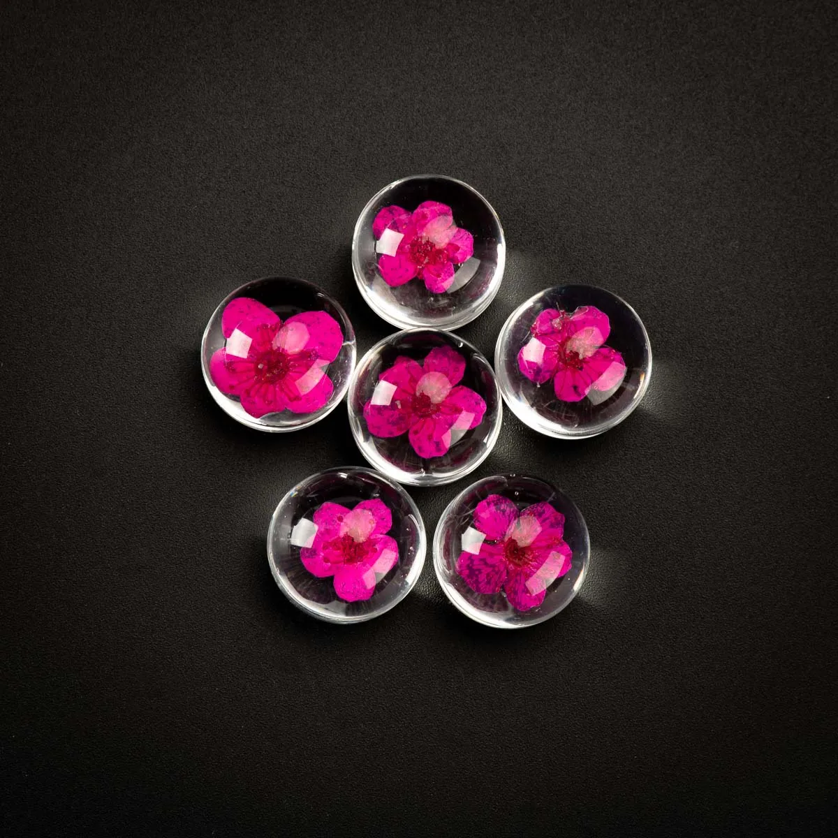 

Natural Dried Flower with Glass Bead Jewelry jewelry beads set For DIY Earrings Bracelet Jewelry Making Beads #IZ218
