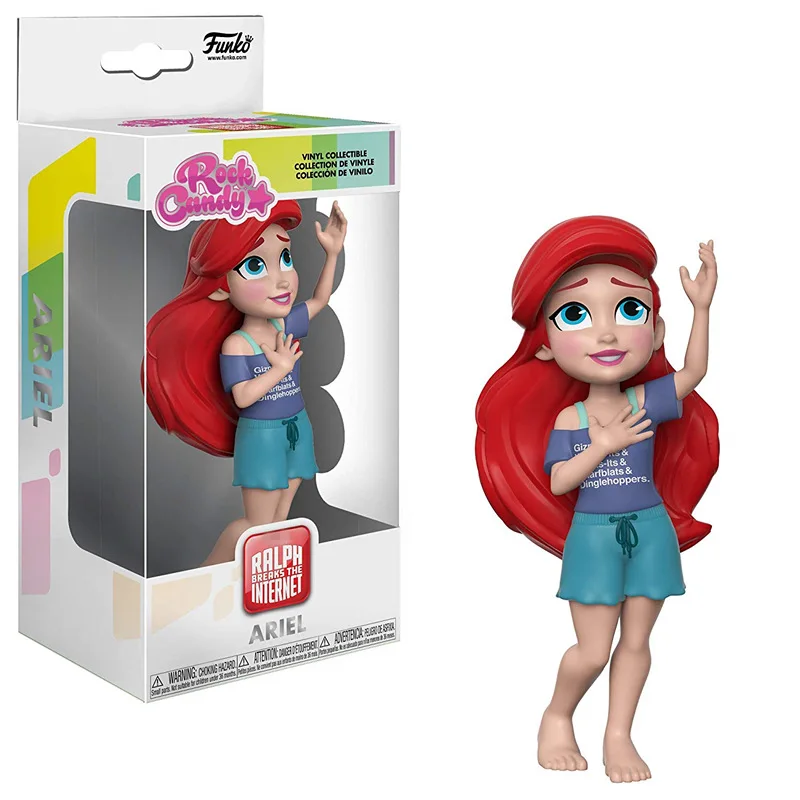 Официальный Funko Rock Candy Comfy Princesses-Ariel Виниловая фигурка Коллекционная модель игрушки с оригинальной коробкой