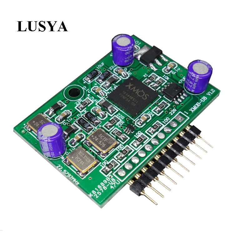 Карта для дочери Lusya XMOS U8 поддержка DSD PCM II2S выход коаксиального кабеля