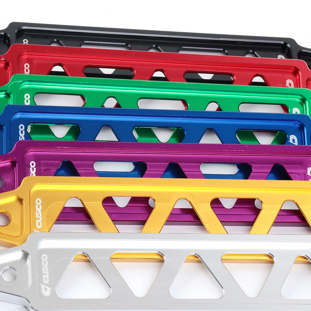 7 цветов заготовка алюминиевая Крепление аккумулятора Бар подставка кронштейн Универсальный 19,5 см отверстие для Авто автомобильная запчасть запчасти