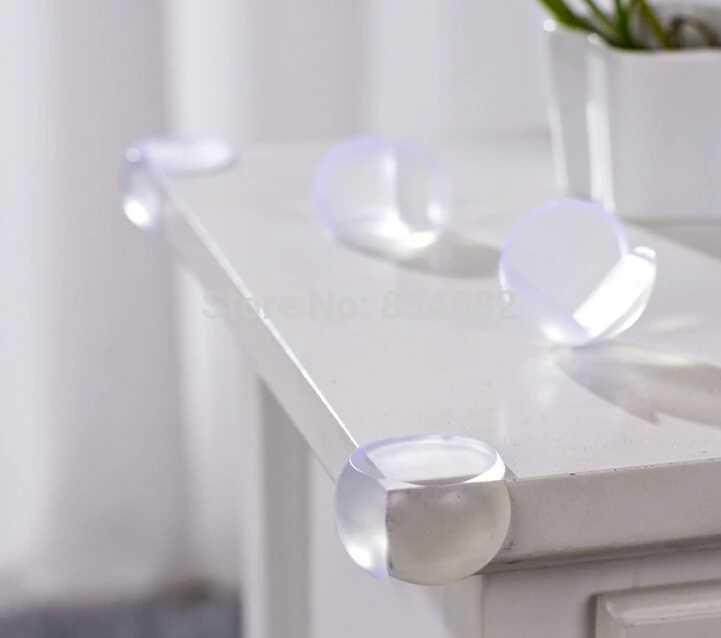 10Pcs Child Baby Safe Safety Silicone Protector Glass Table Corner Edge Protection Cover Children Edge Corner