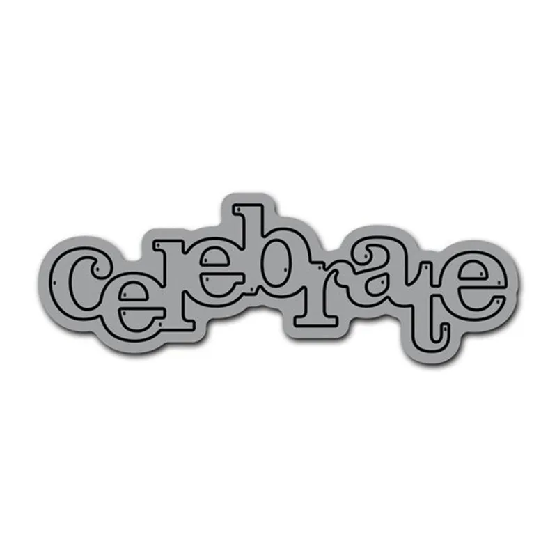 

Celebrate Cutaway Dies for Scrapbooking New 2019 Craft Dies Cuts for Card Making Stitch Troqueles Stencil