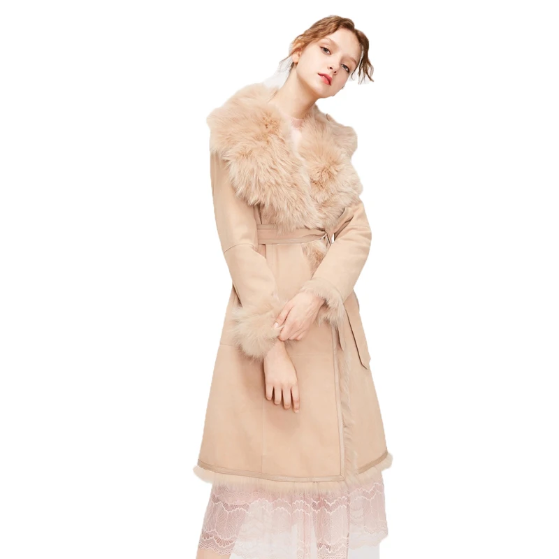 Female Jacket Real Women's Fur Coat Autumn Winter Genuine