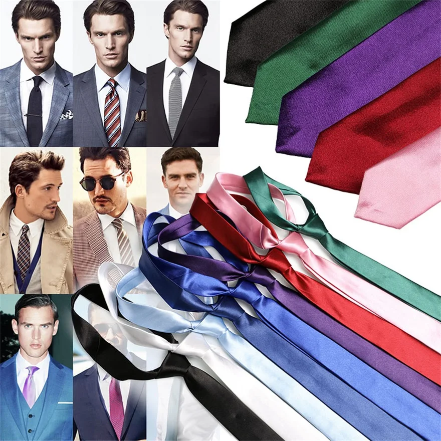 

Mens Pre-tied Neck Tie Multicolor Smooth Classic Silk Polyester Man's Business Luxury Tie Necktie Bridegroom Party Dress Necktie