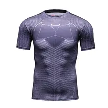 3D T shirts Men Compression Batman Cosplay Tops Male Clothes short Sleeve Basketball Jersey Jogging gym sport Yoga suit
