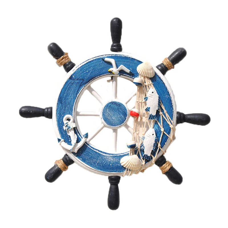 

Marine Style Vintage Home Decor Manualidades Nautical Decor Mediterranean Style Decoration Bar Wall Hanging Marine Rudder