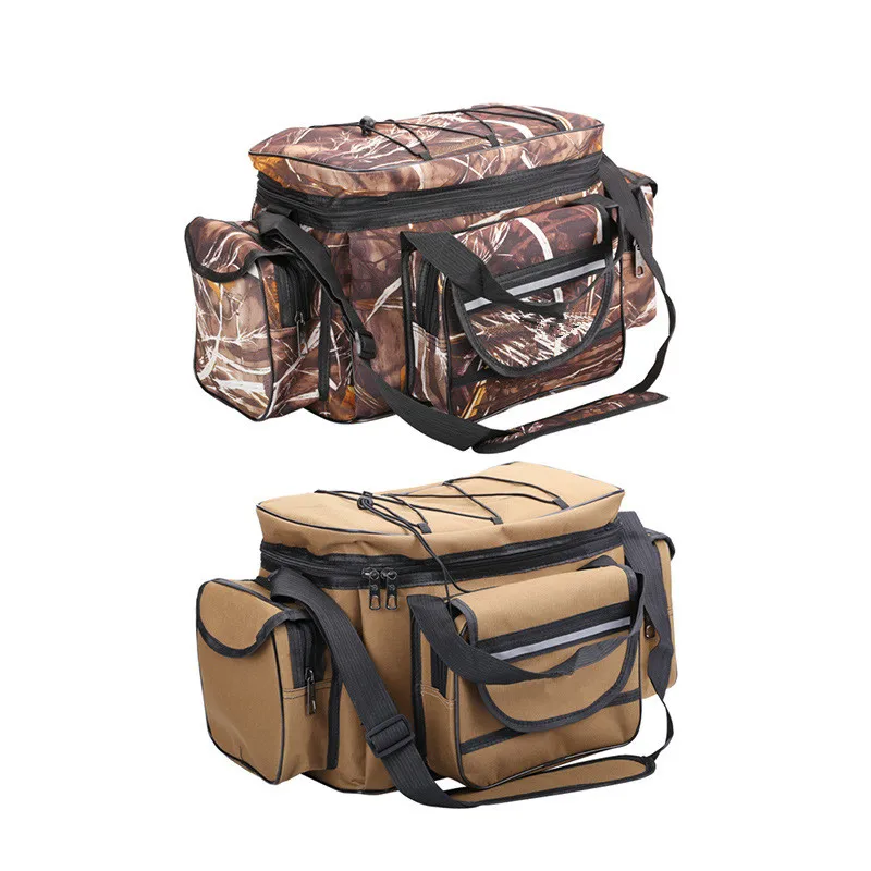 

Outdoor Multi-Function Road Asian Fishing Bag Shoulder Slung Waterproof Wear-Resistant Large-Capacity Fishing Gear Pocket Bag