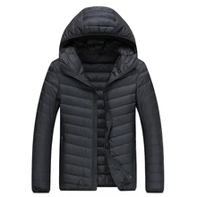 Осень-зима 90%, мужская длинная куртка, парка, Мужская теплая Повседневная парка, пальто средней длины, водонепроницаемая утолщенная мужская куртка-парка