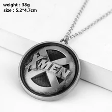 X-Men Superhero The Avengers Marvel Silver Pendant Necklace