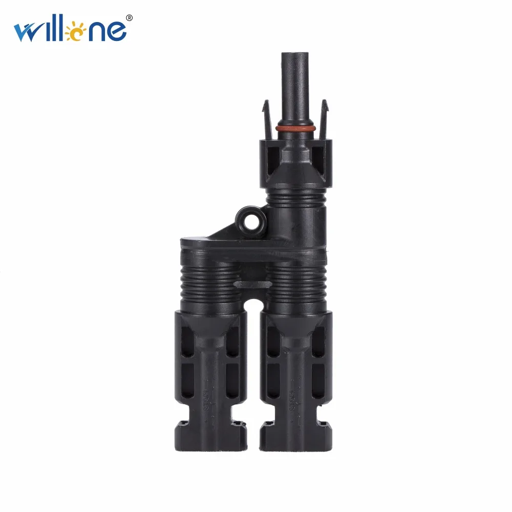 Conector de Energia Willone Frete Grátis t Conector Ramo Solar Mc4 2 Par 2 Willone MC4 2 par Frete grátis T