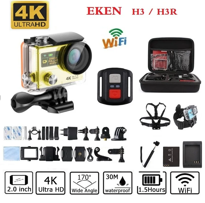 Prix pour D'origine EKEN H3/H3R D'action caméra à distance Sport caméra HD WiFi 1080 P écran 2.0 170D aller 30 M étanche pro caméra Prix pour D'origine EKEN H3/H3R D'action caméra à distance Sport caméra HD WiFi 1080 P écran 2.0 170D aller 30 M étanche pro caméra