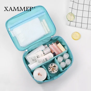 

Cosmetic Bags Travel Storage Bags Women Makeup Bag Man Toiletries Bags Travel Wash Pouch Large Oxford Waterproof Xammep