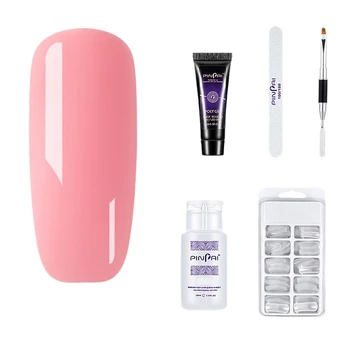 

NEW-Nail Art Fast-Drying Poly Gel Nail-Dressing Tool Multicolor Extended Gel 15Ml Suit Nail Tools