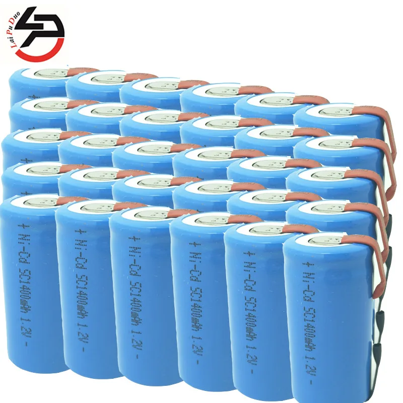 SC Battery Cell Subc Batteria Rechargeable NI CD 1400mAh 1.2V Power