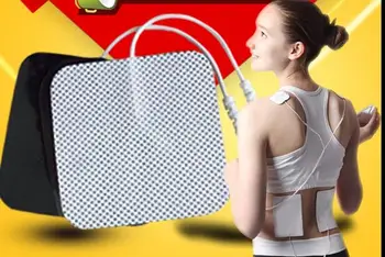 

100pcs Electrodes Replacement Pads 2" Square Shape Massage Electrode Pads with 2.0mm Plug ((2" x 2")) for tens ems machine