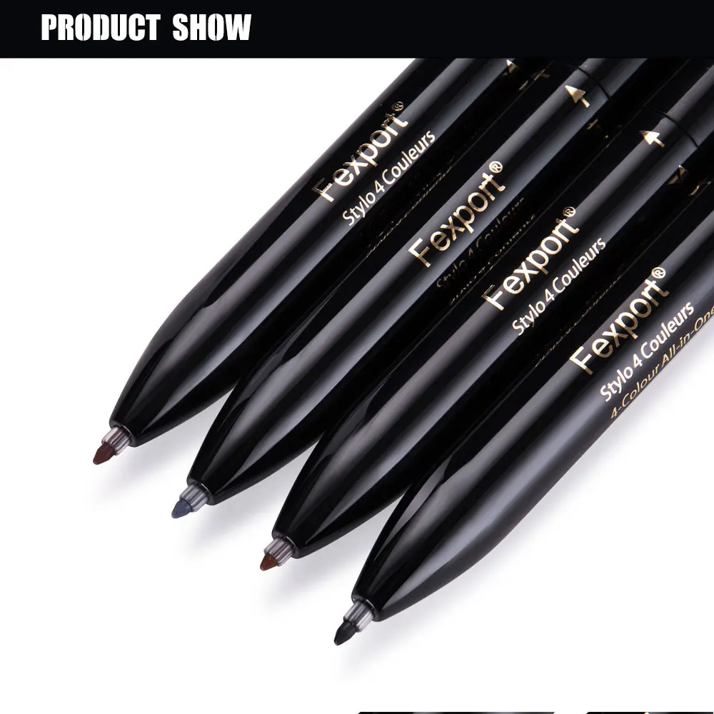 Бренд Fexport F6105 карандаш для бровей 4 цвета все-в-одном The bullet Pen брови макияж косметика Мода Водонепроницаемый sweatproof