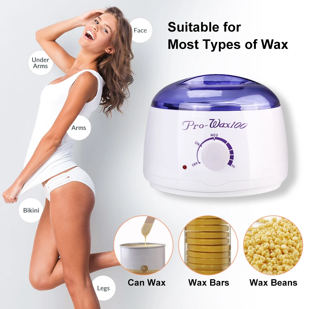 Professional Hair Removal Cream Heater 100g Wax Beans Wax Machine Warmer Heater Professional Mini SPA Hands Feet