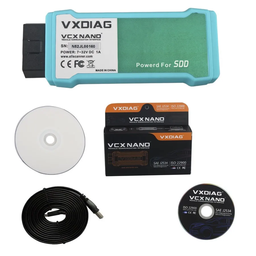 Wifi версия VXDIAG VCX NANO для Land Rover и Jaguar программное обеспечение V143 с wifi