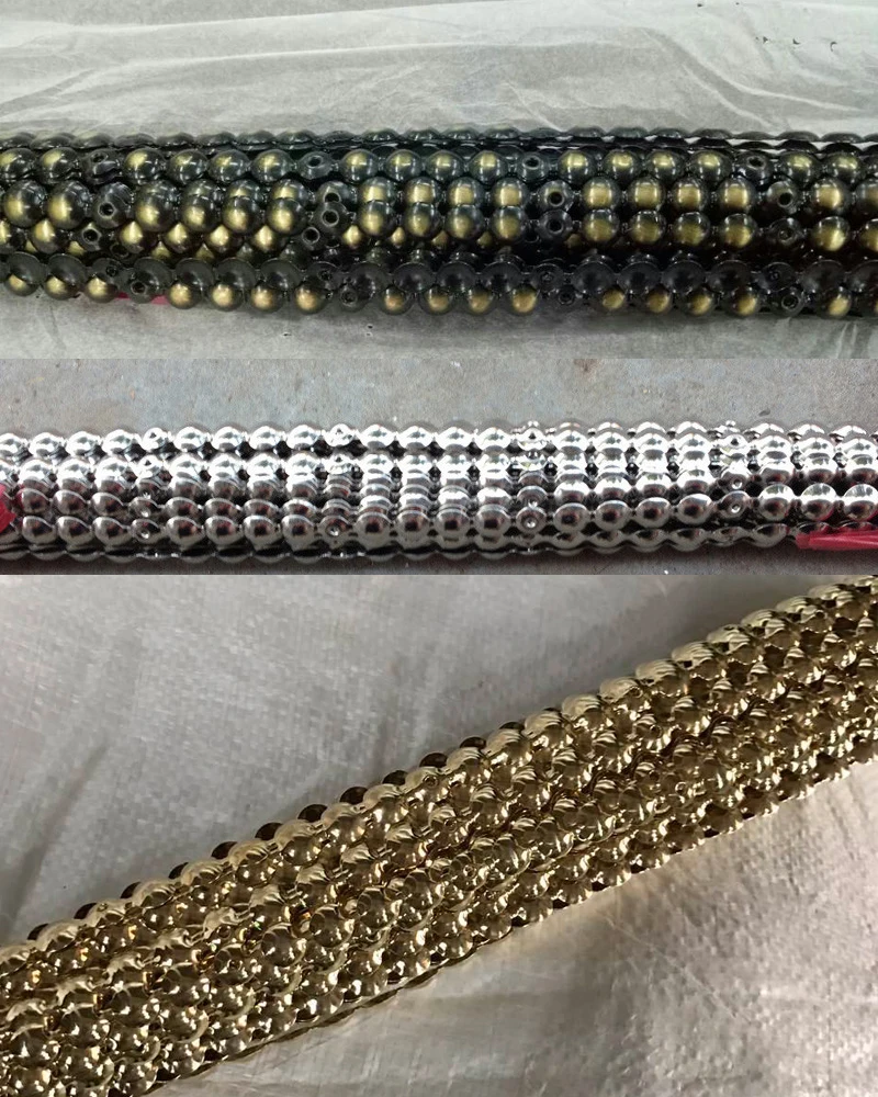 (150 Meters/ Lot )Cat eye Color Metal Tack Strip +(150 Meters/ Lot