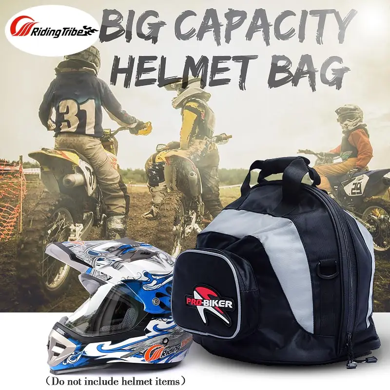 Pro Biker Motorcycle Helmet Bag Motocross Offroad Racing Package Travel