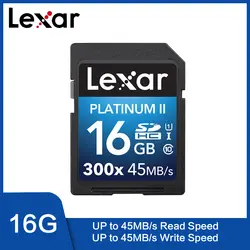 Lexar Оригинал corriendo de la venta caliente para el Sd Tarjeta 64 Гб de Pen Drive Platinum 32 ГБ Ii 45 МБ/с./с 300x Sdhc Uhs-i/u1