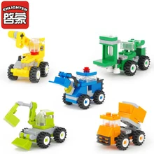 

BPENLIGHTEN Bricks City Series DIY Assembly Car Truck Construction Mini Educational Building Blocks Sets Toys For Children